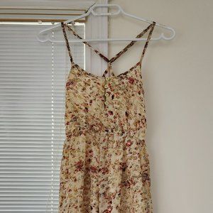 Floral & Flowy, Spaghetti Strap Babydoll Short Dress